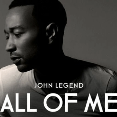 plan sur john legend en cover de son titre all of fame